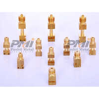 Industrial Brass Pressure Gauge Parts - Stainless Steel, Customized Size, Golden Color | Industrial Grade, Suitable For Chemical Processing And Water Engineering
