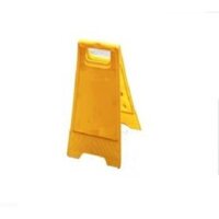 Floor Message Board With Out Message - Total Weight 800 Gm, Height 24.41 Inch, Top Width 20.05 Cm, Bottom Width 30 Cm | Yellow Color, 2.03 Fit