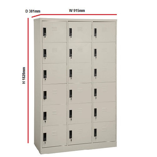 ss lockers (16 compartments)