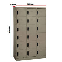 ss lockers (16 compartments)