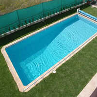 Prefabricated Swimming Pool - Frp Material, Customizable Size, Refreshing Blue Color | Versatile Design For Residential Relaxation And Exercise