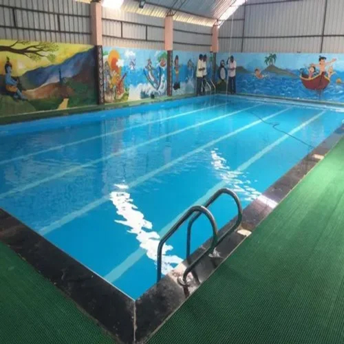 Blue FRP Swimming Pool For Amusement