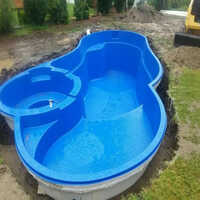 Frp Swimming Pool - High-quality Frp Material, Customizable Size Options, Classic Blue Color, Ideal For Residential Leisure And Exercise