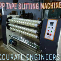 Brown Tape Slitting Rewinding Machine - Color: Black