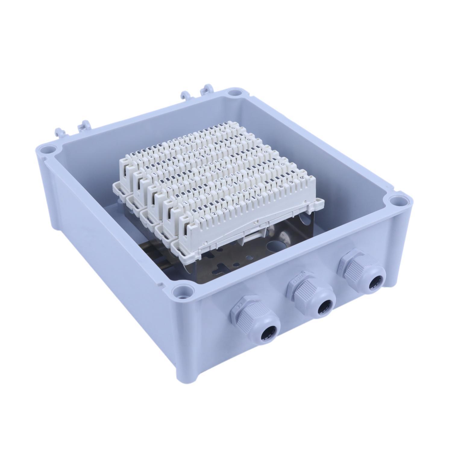 50 Pair Krone Module Box ABS Grey