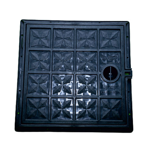 Black Manhole Cover