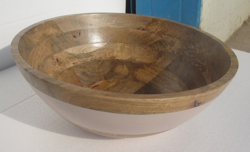 Wooden Round Vegetable Bowl