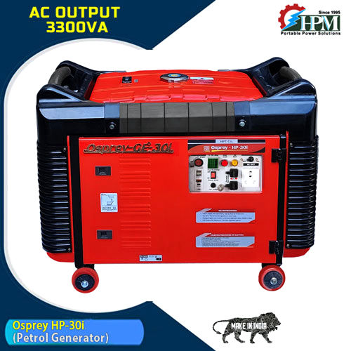 3 KVA Silent Digital Inverter Generator  Model Osprey HP-30i Recoil Start