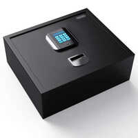 Heavy-gauge Steel Digital Security Safe Box - 18mm Solid Steel Bolt, Black | Led Display, Usb Power Supply, 3-6 Digit User Code, 5-minute Freeze System