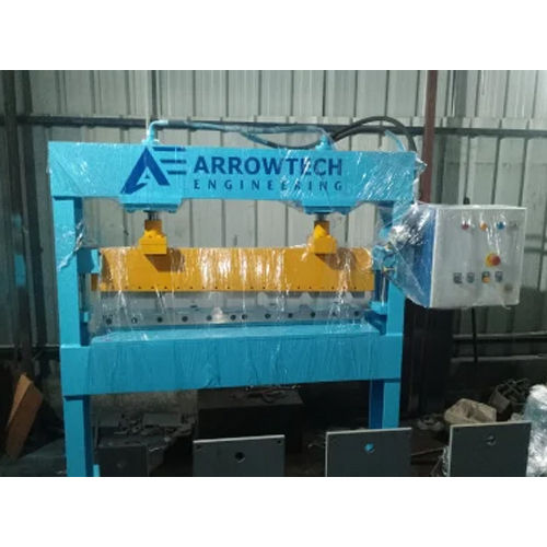 Roofing Sheets Manual Machine - Color: Blue Paint Coated