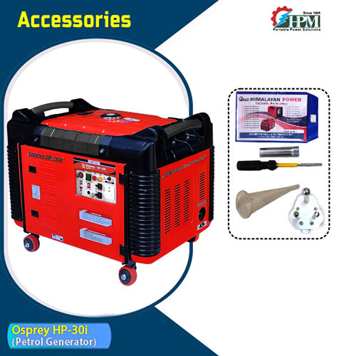 3 KVA Silent Digital Inverter Generator  Model Osprey HP-30i Recoil Start