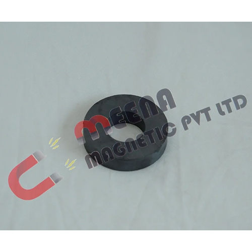 45 Mm Ferrite Ring Magnet - Color: Black