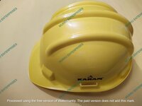 Suppliers Of Karam Safety Helmet Without Ratchet - Polypropylene Co-polymer, Yellow Color | 1 Layer, Water Resistant, Reusable, Unisex, Ppe
