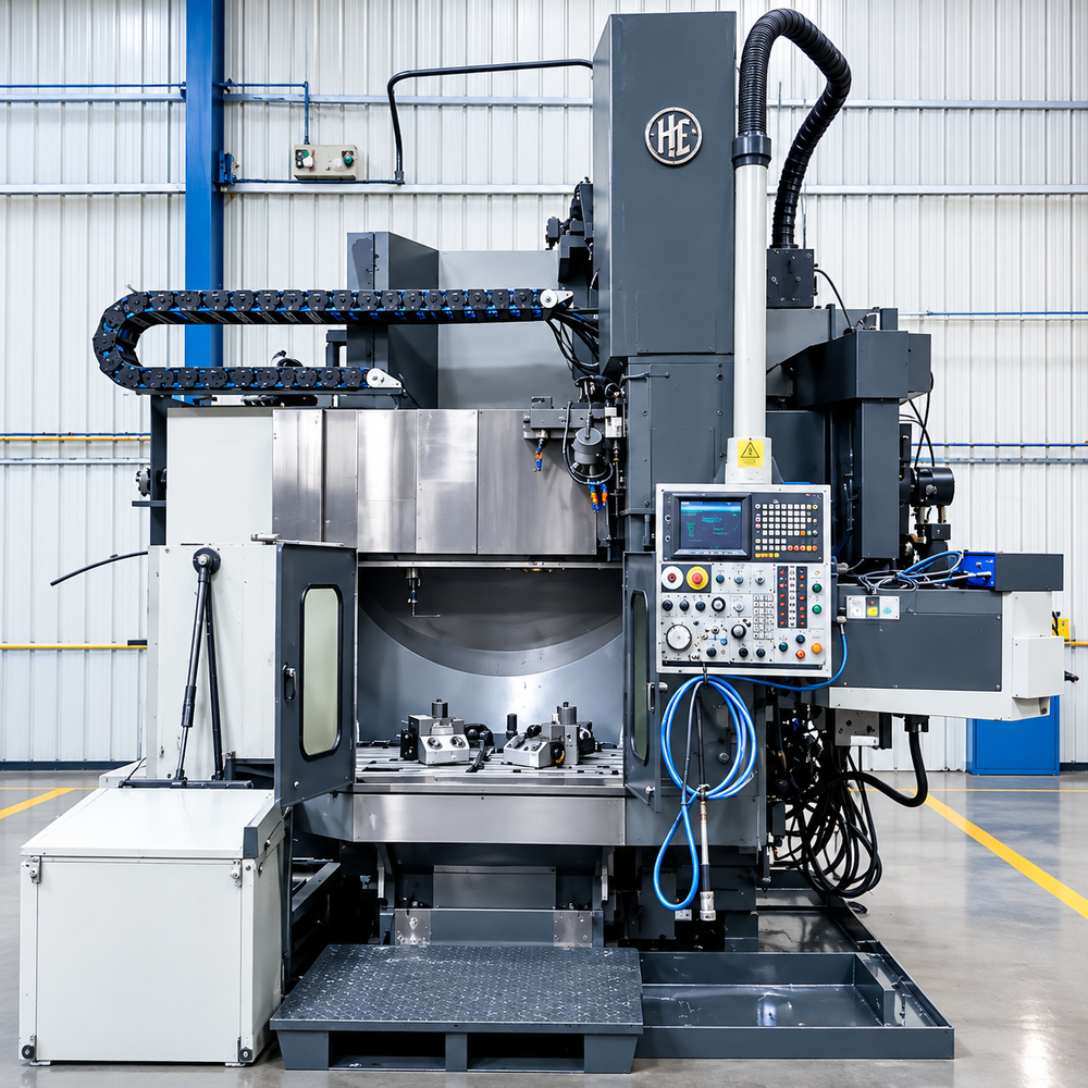 Cnc Vtl Vertical Turning Lathe - Color: Grey