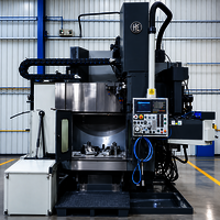 Cnc Vtl Vertical Turning Lathe - Color: Grey