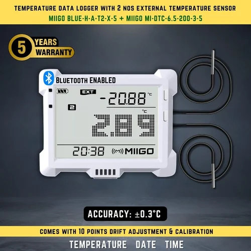 2 Ch Digital Temperature Data Logger II Digital Temperature Monitor