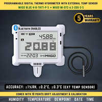 3 Ch In-out Online Digital Thermo Hygrometer And Thermometer Bluetooth  Premium Version
