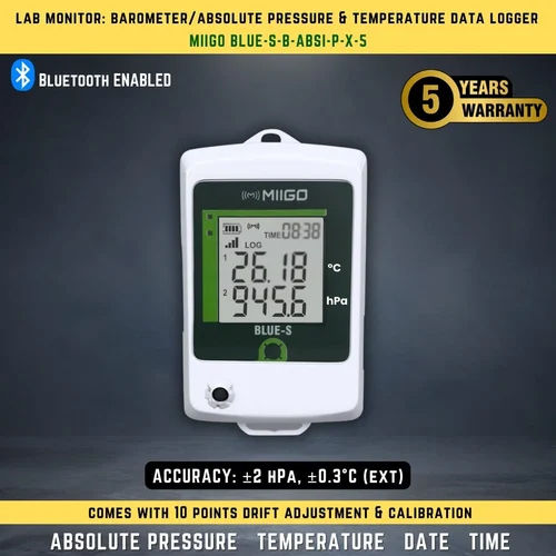 Online Barometer And Temperature Bluetooth Data Logger
