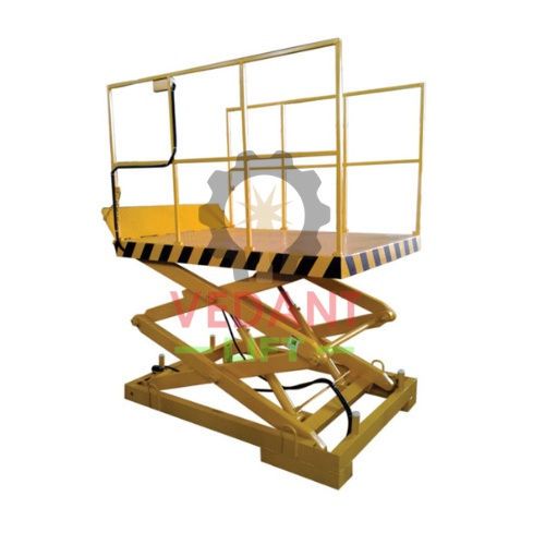 Stationery Single Floor Scissor Lift - Attributes: Durable