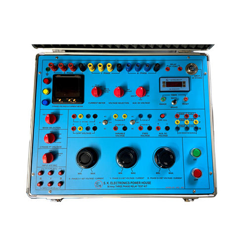 Three Phase Relay Test Kit - Color: As Per Availability