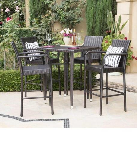 Cadillac Rattan Bar Stool