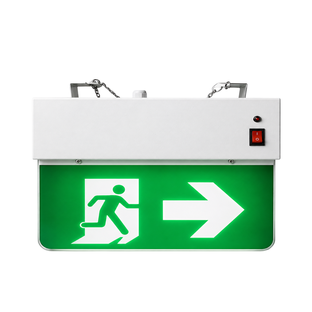 Double Sided Led Exit Signage - Application: Fire Fighting