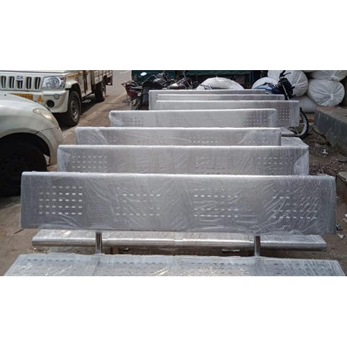 Stainless Steel Railway Bench