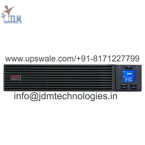 APC - Schneider Electric Make 6 KVA Rack Mountable On-Line UPS Without Batteries Pack ( Make In India )