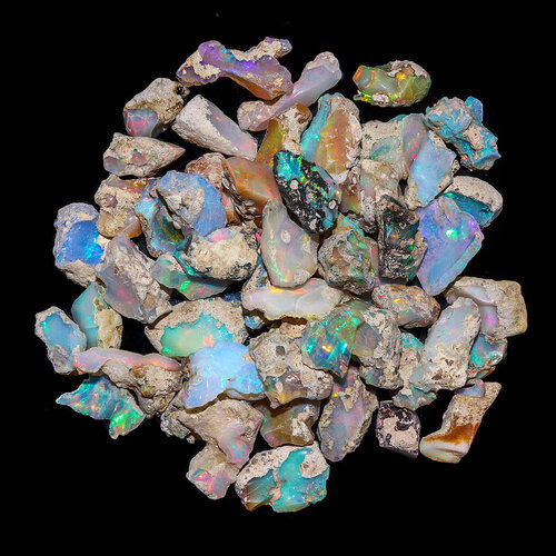 Natural Ethiopian Opal Rough Stone Manufacturer Wholesaler Retailer Exporter