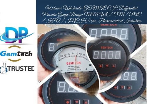 GEMTECH Differential Pressure Gauge Dealers Nr Virmani Hospital