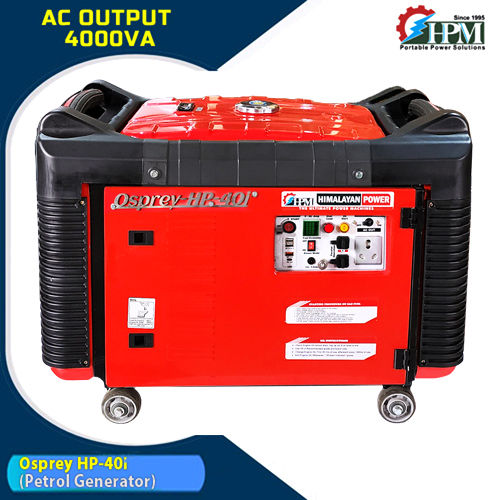 4 KVA Silent Digital Inverter Generator, Model Osprey HP-40i, Recoil Start