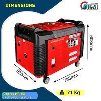 4 KVA Silent Digital Inverter Generator, Model Osprey HP-40i, Recoil Start