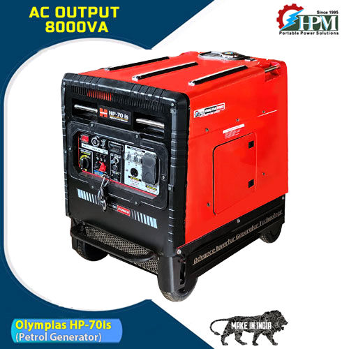 8 KVA Silent Digital Inverter Generator Model Olympias HP-70is Recoil Start Self Start and Remote Start