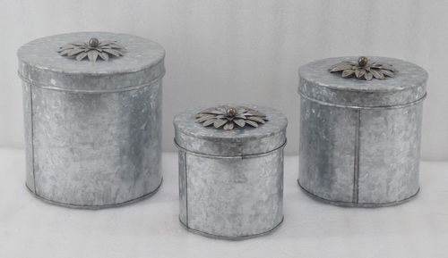 Wooden  Set of 3 Storage Box
