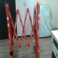 Foldable Plastic Expandable Barrier - Color: Red