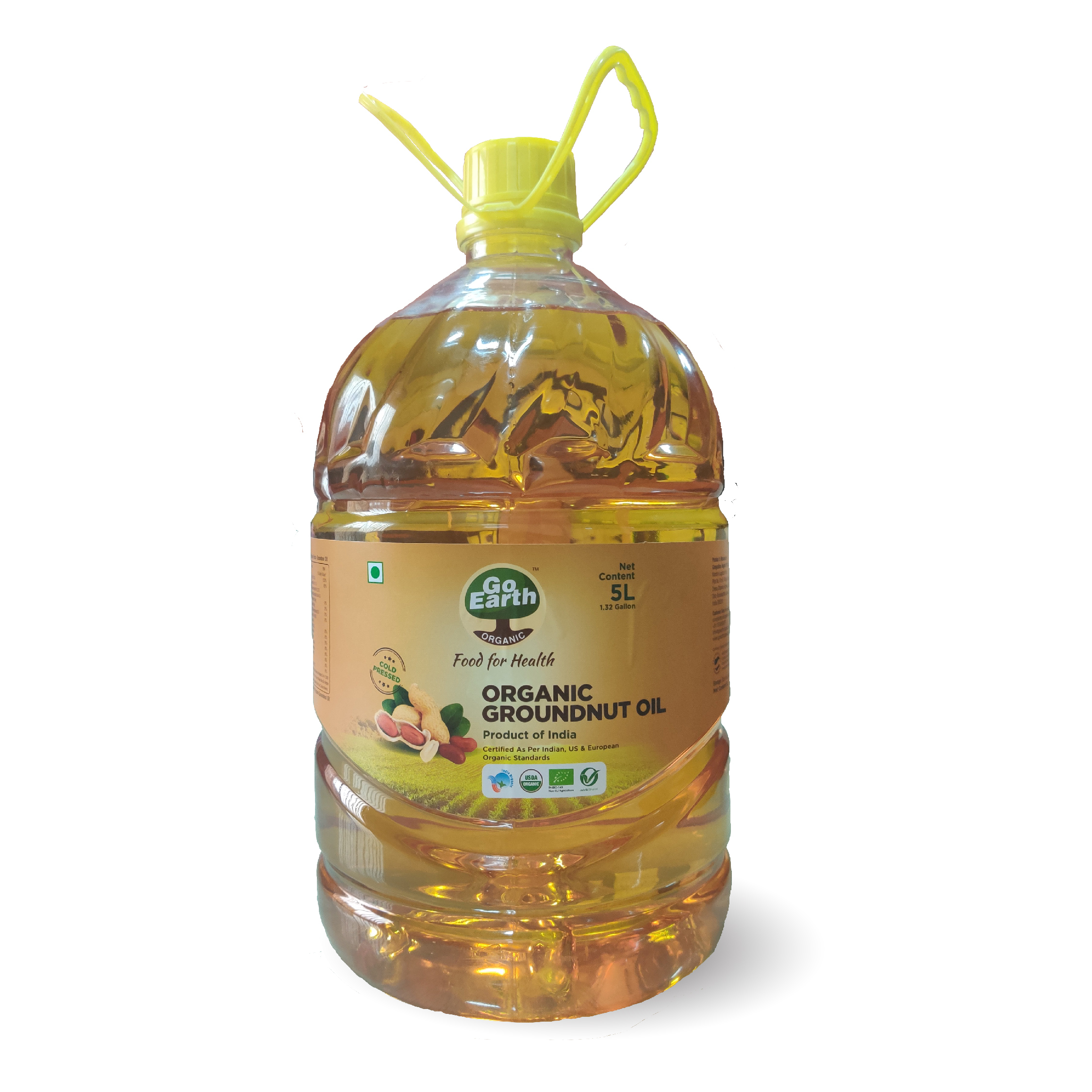 Organic Groundnut Oil (Cold Pressed)