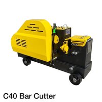 Bar Cutting C-40/gq40 - Cast Iron Body, 1250x500x860mm, Yellow Color | 32mm Max Cutting Diameter, 3kw Motor Power, 32 Cuts/min Efficiency, Durable Design
