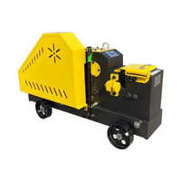 Bar Cutting C-50-gq50 - Cast Iron, 1500x560x1020mm, Yellow | Max Cutting Diameter 40mm, Semi-automatic, 4kw Motor, Portable Design