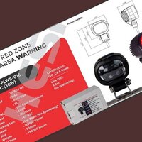 Red Zone Warning Light 30W