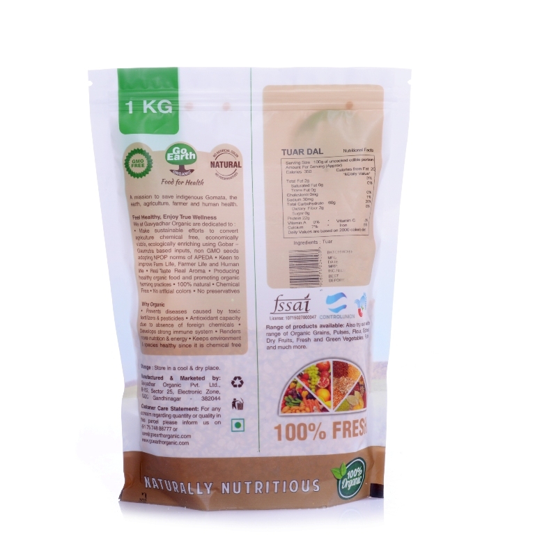 Organic Tuar Dal