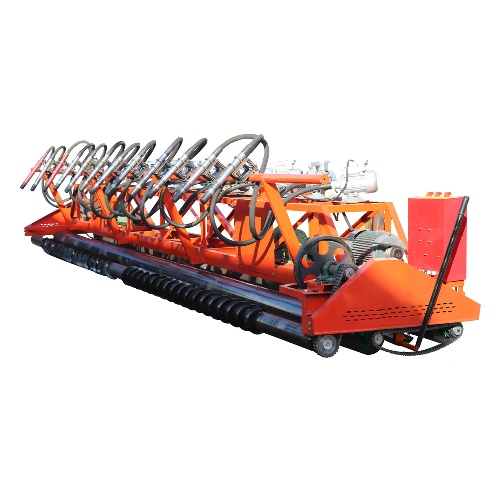 Green Orange Vibratory Paver Roller