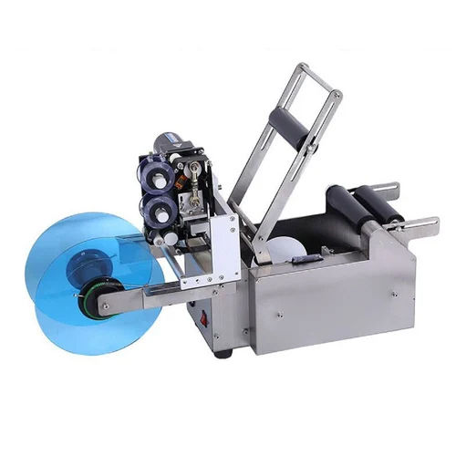 Stainless Steel Semi Automatic Labeling Machine