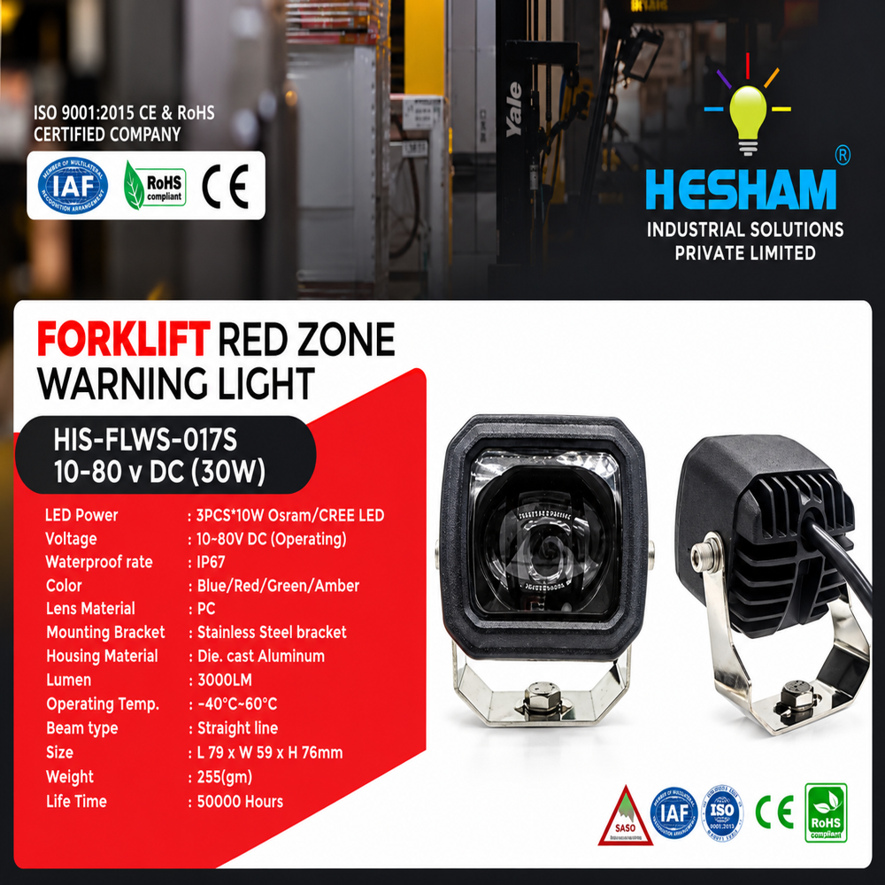 Red Zone Warning Light 30W (HIS-FLWS-017S)
