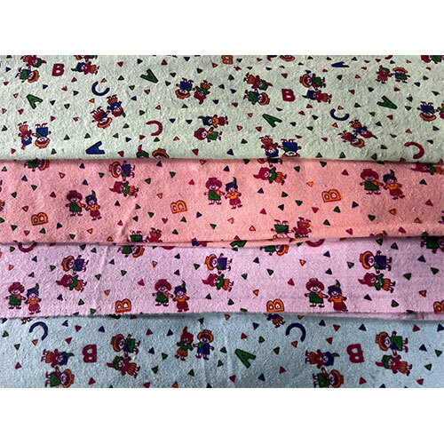 Printed Cotton Flannel Fabric