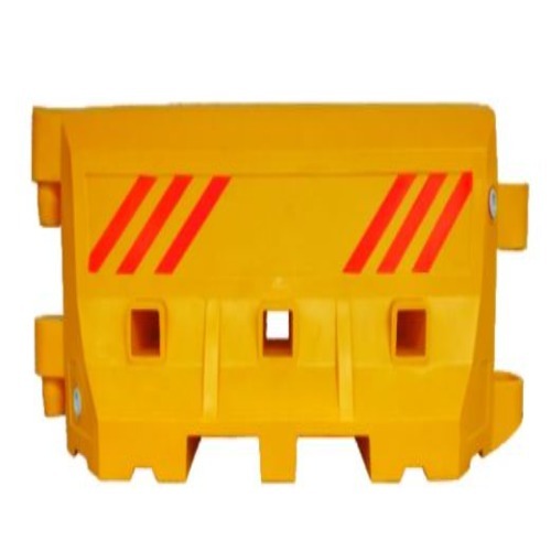 Water Filled Road Barrier 2100x600x 1000MM(Nilkamal Yellow)