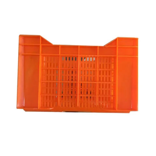 Orange Vegetable And Fruits Stackable Crates