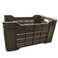 Fruit Pp Plastic Crates - Color: Black