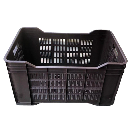 Black Pp Plastic Crates