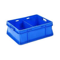 Plastic Milk Crates Dairy 12 Lts - Color: Blue