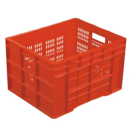 Orange Grapes Plastic Crate